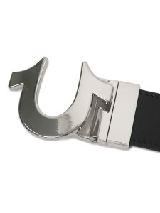 画像2: 【送料無料】TRUE RELIGION HORSESHOE NICKEL REVERSIBLE BELT BLACK/BROWN (2)