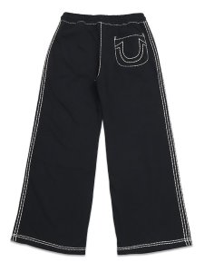 画像2: 【送料無料】TRUE RELIGION SUPER T BAGGY SWEATPANT CO-ORD BLACK (2)