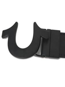画像2: 【送料無料】TRUE RELIGION HORSESHOE BLACK REVERSIBLE BELT BLACK/TAN (2)