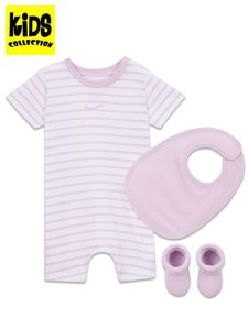 画像1: 【KIDS】NIKE BABY 3PK TERRY ROMPER SET-DOLL (1)