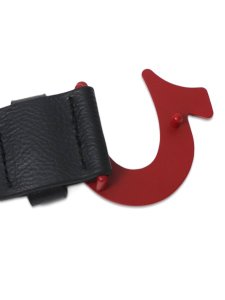 画像3: 【送料無料】TRUE RELIGION INDO-SAGE ENAMEL HORSESHOE BELT BLACK (3)