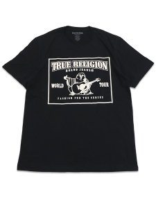 画像1: 【送料無料】TRUE RELIGION PUFF BUDDHA LOGO TEE BLACK (1)