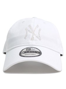 画像2: NEW ERA 9FORTY UNSTRUCTURED BEADS LOGO YANKEES WHITE (2)