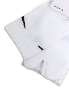 画像2: NIKE EVERYDAY PLUS LIGHTWEIGHT CREW SOCKS-WHITE/BLACK (2)