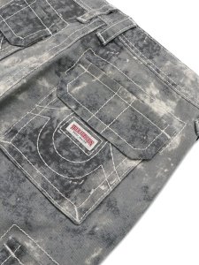 画像5: 【送料無料】TRUE RELIGION VINNY BIG T UL BAGGY CARGO SHORT TIE DYE CAMO PRINTED WASH (5)