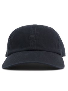画像2: REIGNING CHAMP COTTON CHINO LOW PRO MONOGRAM STRAPBACK CAP WASHED BLACK (2)