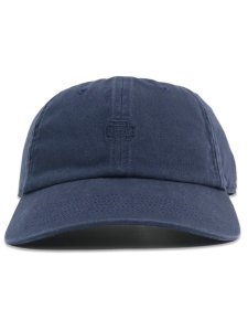 画像2: REIGNING CHAMP COTTON CHINO LOW PRO MONOGRAM STRAPBACK CAP WASHED NAVY (2)
