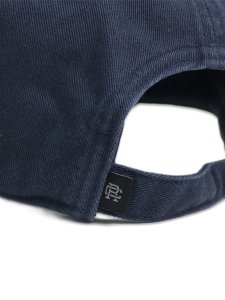 画像7: REIGNING CHAMP COTTON CHINO LOW PRO MONOGRAM STRAPBACK CAP WASHED NAVY (7)
