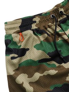 画像5: 【送料無料】INTERBREED AIRY TRAINING MESH SHORTS WOODLAND CAMO (5)
