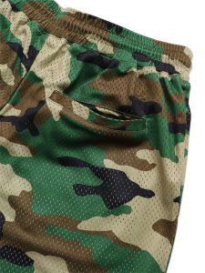 画像4: 【送料無料】INTERBREED AIRY TRAINING MESH SHORTS WOODLAND CAMO (4)