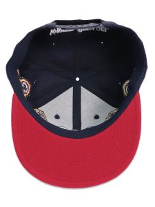 画像5: 【送料無料】WNTD APPAREL TWIN REAPER HAT NAVY/RED (5)