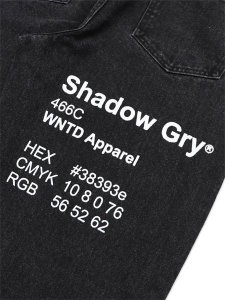 画像6: 【送料無料】WNTD APPAREL GHOST PAINT DENIM PANTS BLACK (6)