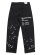 画像2: 【送料無料】WNTD APPAREL GHOST PAINT DENIM PANTS BLACK (2)