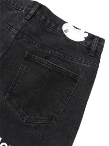 画像5: 【送料無料】WNTD APPAREL GHOST PAINT DENIM PANTS BLACK (5)