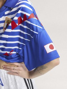 画像6: 【送料無料】ADIDAS WMNS JAPAN RECONSTRUCTED BRINGBACK JERSEY WHITE/POWER BLUE (6)