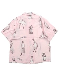 画像2: 【送料無料】SCHOTT MARILYN MONROE RAYON SHIRT (2)
