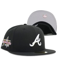 画像1: NEW ERA 59FIFTY CS BRAVES AS2025 U/GY FB BLK/WHT (1)