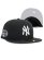 画像1: NEW ERA 59FIFTY CS YANKEES CTWN AS2008 U/GY FB BLK/WHT (1)