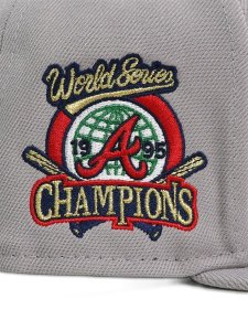 画像10: NEW ERA 59FIFTY CS BRAVES WS1995 U/GY FB GREY/WHT (10)