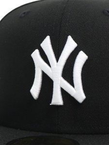 画像8: NEW ERA 59FIFTY CS YANKEES CTWN AS2008 U/GY FB BLK/WHT (8)