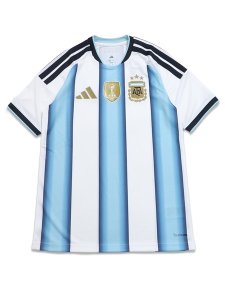 画像1: 【送料無料】ADIDAS ARGENTINA 2026 HOME REPLICA UNIFORM-WHITE/ICY BLUE (1)