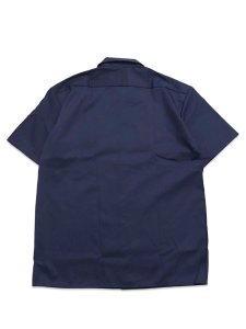 画像2: DICKIES S/S WORK SHIRT-NAVY (2)