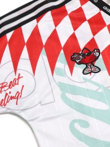 画像4: 【送料無料】ADIDAS COCA COLA CLASSIC SPORT MASH UP JERSEY-WHITE/MULTI (4)