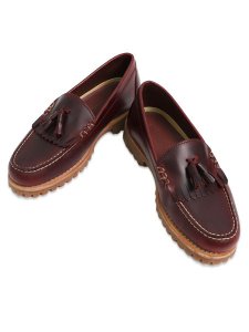 画像5: 【送料無料】TIMBERLAND LOAFER SHOE BURGUNDY FULL GRAIN (5)