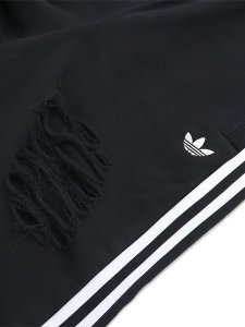 画像4: 【送料無料】ADIDAS WMNS DISTRESSED JOGGERS-BLACK (4)