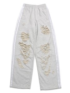 画像1: 【送料無料】ADIDAS WMNS DISTRESSED JOGGERS-LIGHT GREY HEATHER (1)
