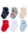 画像5: 【KIDS】NIKE BABY NHN SWOOSHFETTI 6PK ANKLE SOCK-DK GREY HEATHER (5)