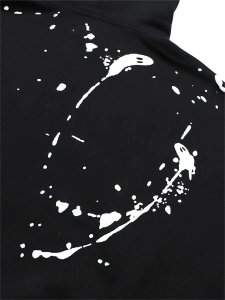 画像5: 【送料無料】WNTD APPAREL GHOST PAINT PANTONE HOODIE PITCH BLK (5)