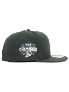 画像4: NEW ERA 59FIFTY DODGERS WS2025 CHAMPION DARK SEAWEED (4)