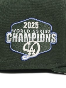 画像8: NEW ERA 59FIFTY DODGERS WS2025 CHAMPION DARK SEAWEED (8)