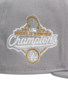 画像8: NEW ERA 59FIFTY DODGERS CC WS2025 CHAMPION GREY (8)