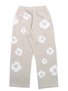 画像2: 【送料無料】DENIM TEARS COTTON WREATH BAGGY SWEATPANTS CREAM (2)
