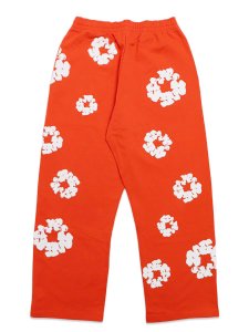 画像1: 【送料無料】DENIM TEARS COTTON WREATH BAGGY SWEATPANTS DARK ORANGE (1)