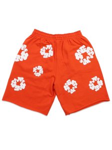 画像2: 【送料無料】DENIM TEARS COTTON WREATH SWEATSHORTS DARK ORANGE (2)