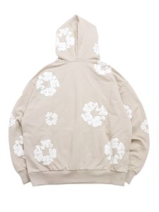 画像2: 【送料無料】DENIM TEARS COTTON WREATH ZIP HOODIE CREAM (2)