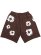 画像1: 【送料無料】DENIM TEARS COTTON WREATH SWEATSHORTS DARK BROWN (1)