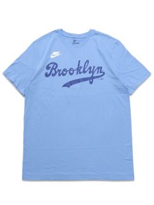 画像1: NIKE COOPERSTOWN WORDMARK TEE BROOKLYN DODGERS VALOR BLUE (1)