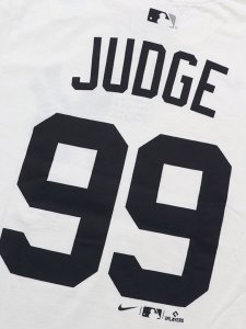 画像4: NIKE NAME & NUMBER HOME PLAYER TEE NYY AARON JUDGE (4)
