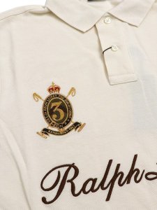 画像5: 【送料無料】POLO RALPH LAUREN CUSTOM SLIM BIG PONY MESH POLO GUIDE CREAM (5)