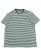 画像1: 【送料無料】POLO RALPH LAUREN CLASSIC FIT STRIPED TEE NEW FOREST/WHITE (1)