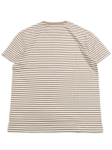 画像2: 【送料無料】POLO RALPH LAUREN CLASSIC FIT STRIPED TEE VINTAGE KHAKI/WHITE (2)