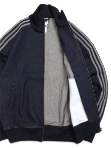 画像3: 【送料無料】ADIDAS FIREBIRD ADICOLOR RAW DENIM TRACK TOP-INDIGO DENIM (3)
