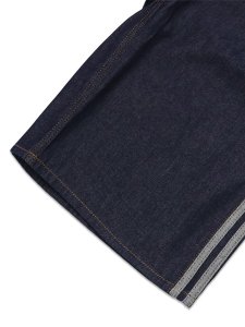 画像7: 【送料無料】ADIDAS FIREBIRD ADICOLOR JORTS MID-RISE STRAIGHT-INDIGO DENIM (7)