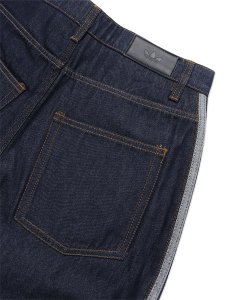 画像6: 【送料無料】ADIDAS FIREBIRD ADICOLOR DENIM MID-RISE STRAIGHT-INDIGO DENIM (6)