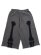 画像2: 【送料無料】VANSON 8/10 LENGTH FLEECE SHORT BLACK BONE DENIM PATCH (2)