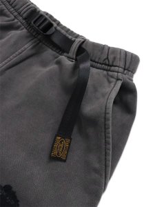 画像3: 【送料無料】VANSON 8/10 LENGTH FLEECE SHORT BLACK BONE DENIM PATCH (3)
